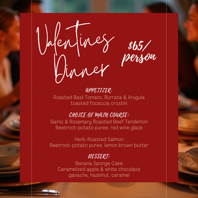 Romantic Valentine’s 3-Course Dinner