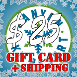 Gift Card - $25 with $12 Shipping