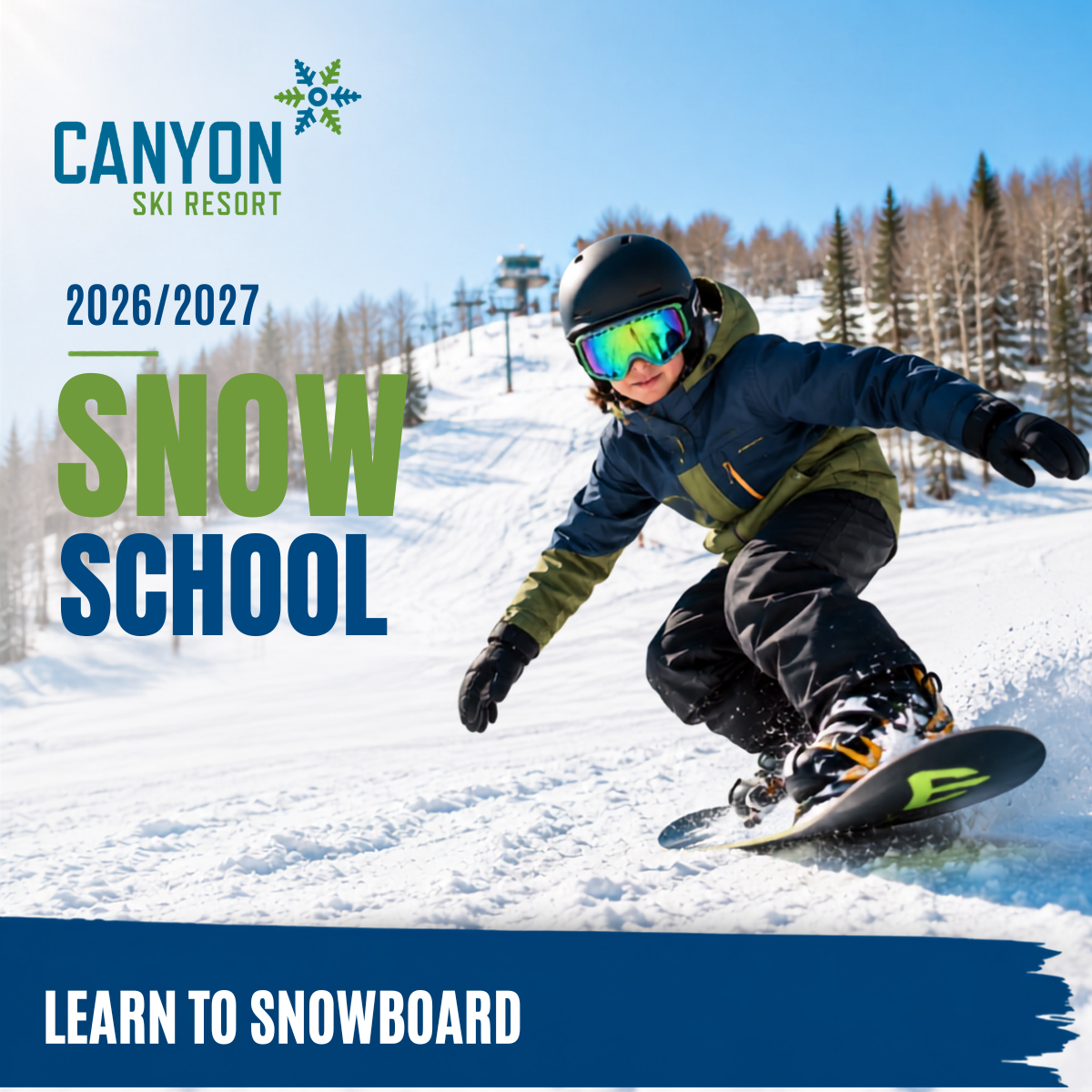 Learn 2 Snowboard - Ages: 6-12